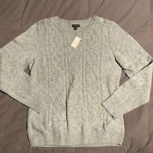 NWT Talbots nylon/lambswool sweater size medium